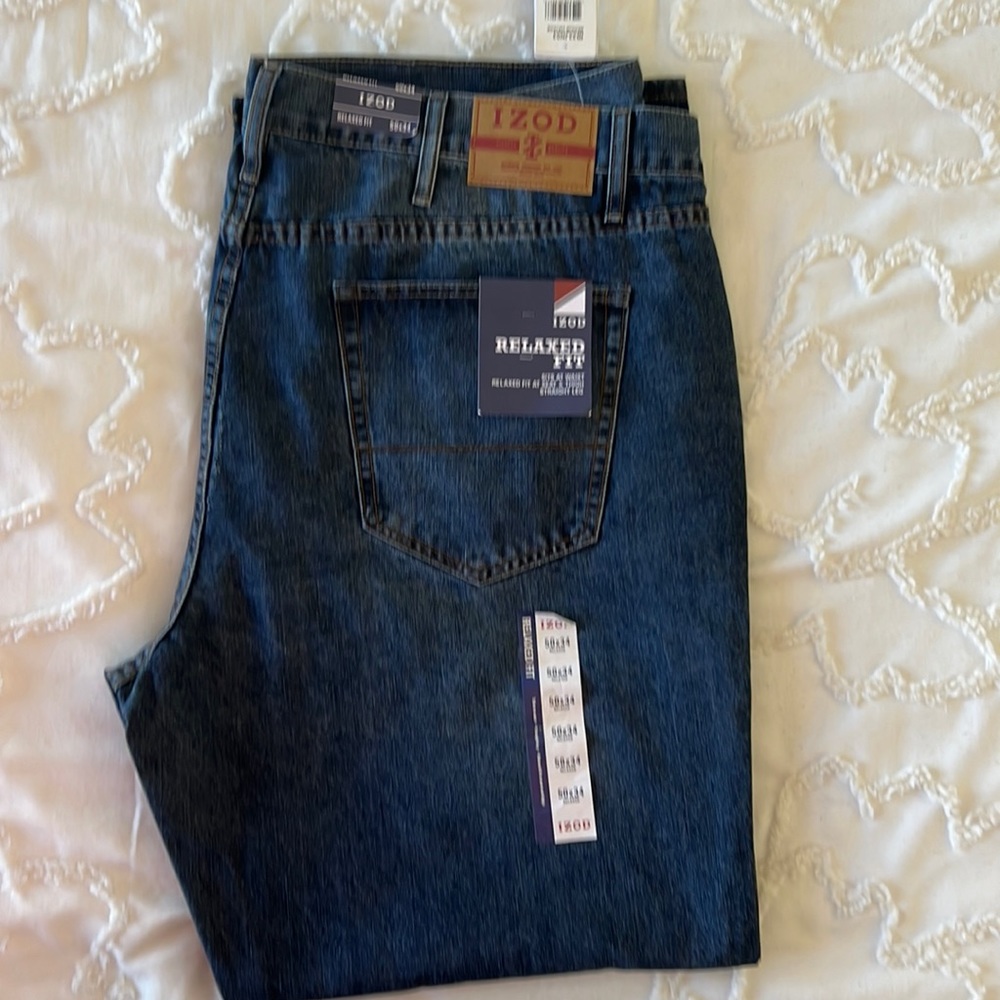 Izod Mens relaxed fit jeans